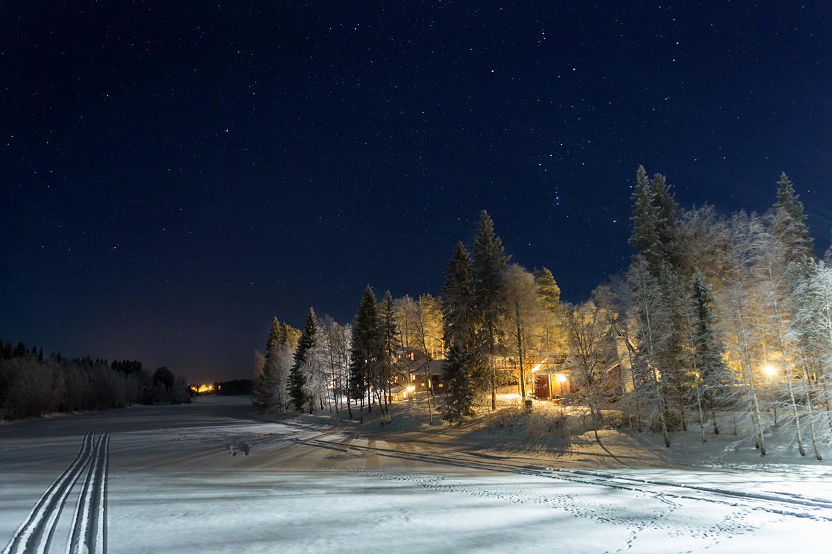 Hotel Vartiosaari The Aurora Island 로바니에미 외부 사진