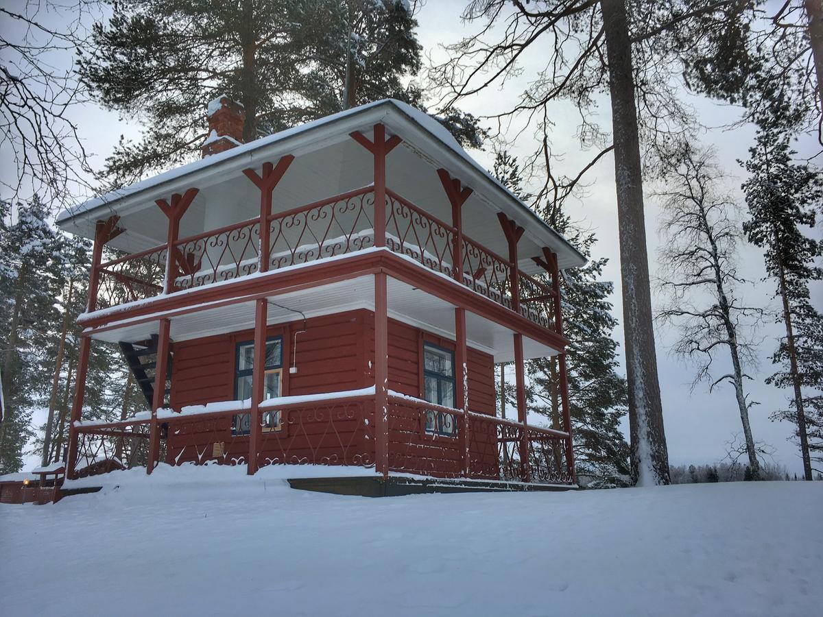 Hotel Vartiosaari The Aurora Island 로바니에미 외부 사진