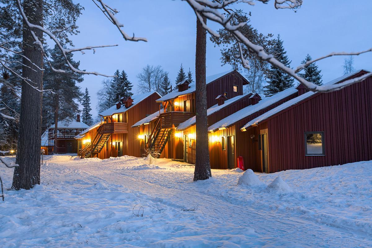 Hotel Vartiosaari The Aurora Island 로바니에미 외부 사진