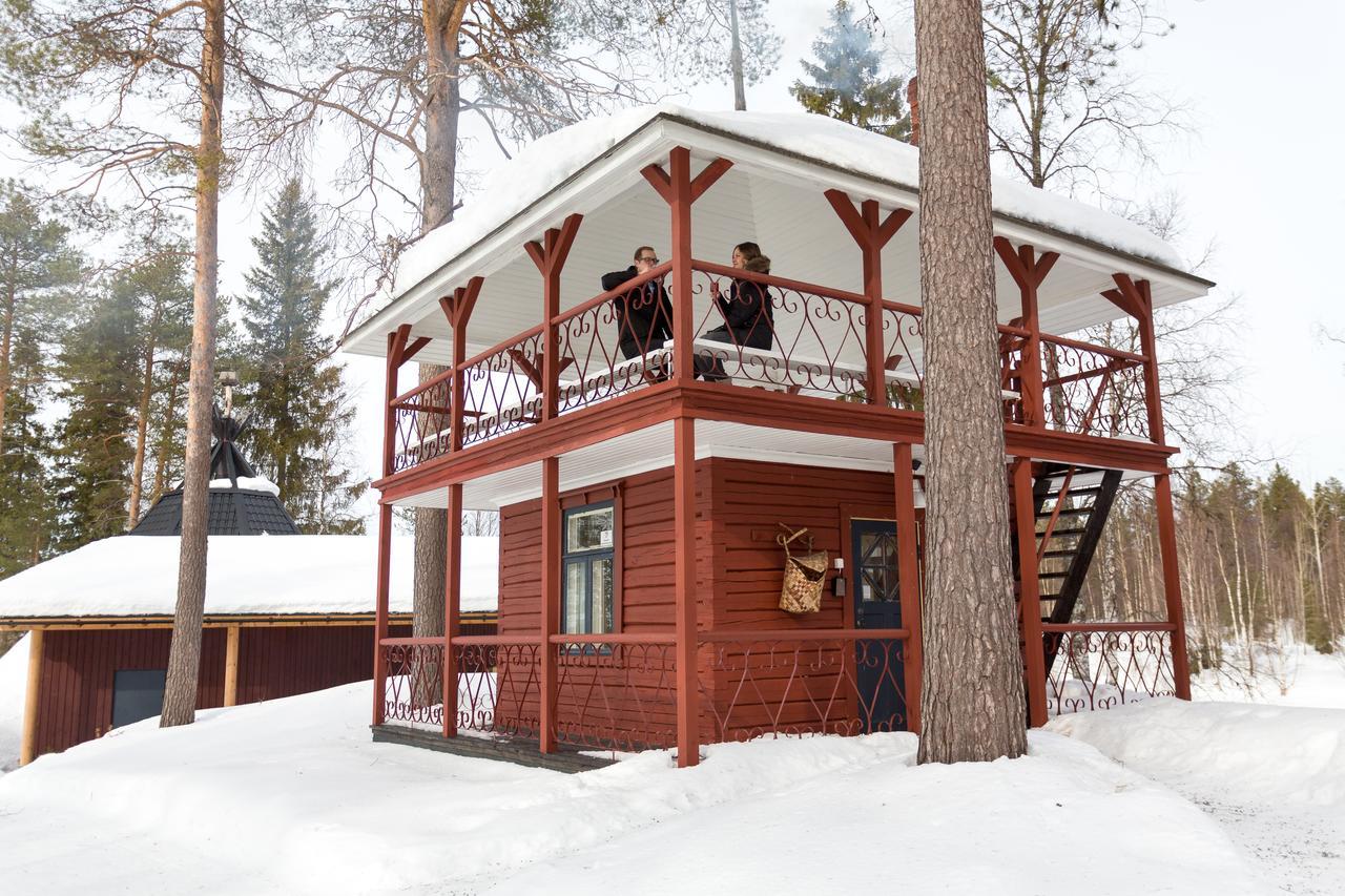 Hotel Vartiosaari The Aurora Island 로바니에미 외부 사진