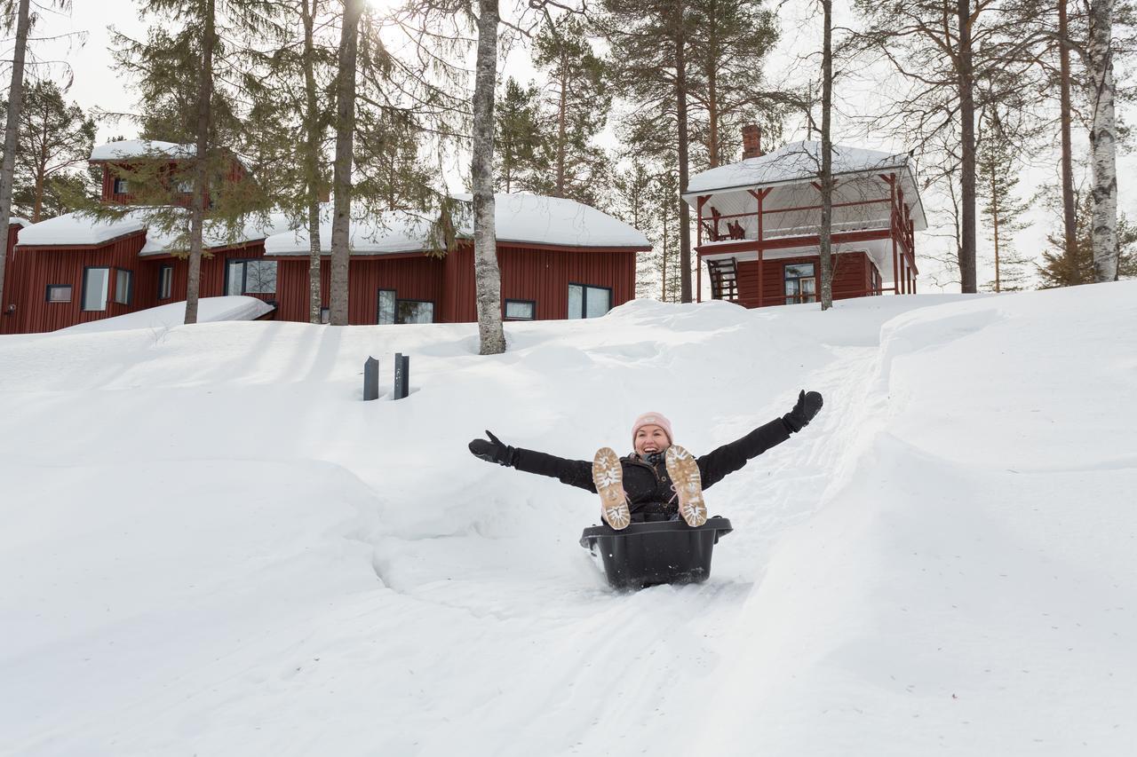 Hotel Vartiosaari The Aurora Island 로바니에미 외부 사진